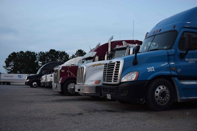 truckstop truck stop hours of service evening parking hos fuel island20160526_0045