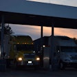 truckstop truck stop hours of service evening parking hos fuel island20160526_0048