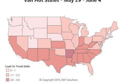 The Southern band of states still have the highest demand for trucks, but the Midwest and Northeast continue to heat up. Buffalo rates have been climbing for the past four weeks, while Chicago has been improving on what had been a disappointing Spring up to this point. Atlanta is the top market for load posts on DAT Load Boards, and tighter capacity has led to higher rates there. Retail shipments also boosted prices on lanes out of Memphis and Columbus.