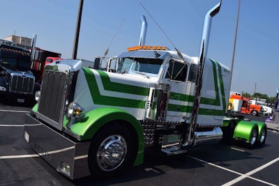 Joel Dawes’ 1988 Peterbilt 379, on display at SuperRigs, has won several Overdrive’s Pride & Polish Best of Shows in recent years.