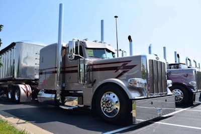 JTC Transport owner and operator Chad Sand built this 2016 Peterbilt 389 in house. Sand’s 15-truck JTC Transport, based in St. Cloud, Minn., hauls scrap iron and coils regionally.