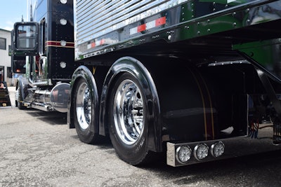 View of the Fleenor Bros. rig from the drives.