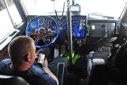 “I just sit here and wait till they get it all sorted out,” says flatbedder Jeremy Johnson.