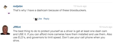 Overdrive’s online presence and social media channels have expanded the forum for readers. Topical discussion threads tied to OverdriveOnline.com stories, such as these responses to a story on lawyers exploiting truck-related accidents, and posts on Overdrive’s Facebook page offer new avenues for lively expression.