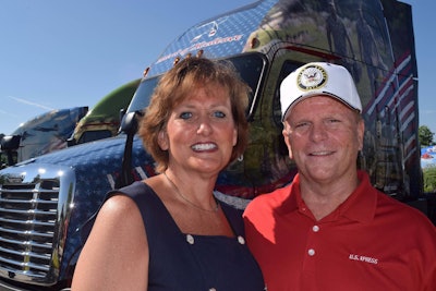 The team of Tom and Weazy Sullivan was selected to drive the 70776 truck.