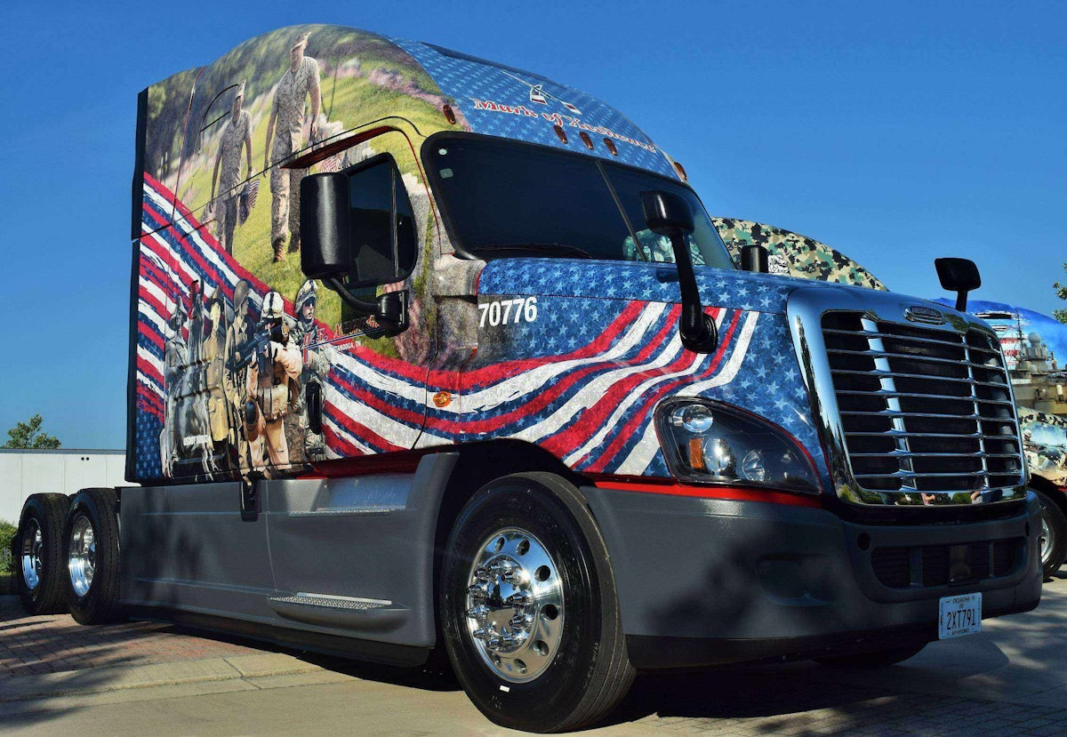 U.S. Xpress launches military hiring initiative, unveils customdesigned tractors Overdrive