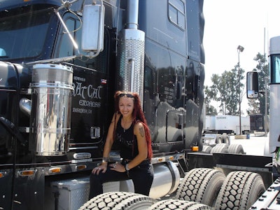 In this 2005 photo, Nowak shows more of her edgy look, which still carries over in some of her current dress, including her work boots.