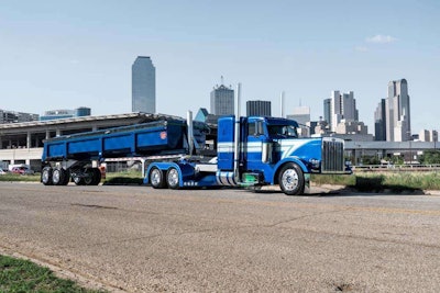 Joe Regalado’s 2000 Peterbilt and CTS dump was named National Champion in the Working Combo category at 2016’s Great American Trucking Show.