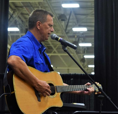 Bill Weaver, pictured during the Trucker Talent Search All-Stars performance at the 2016 Great American Trucking Show.
