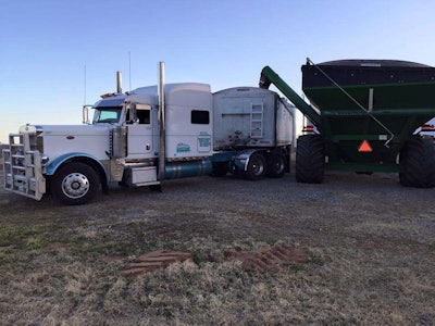 Bill Calwonsen owns three trucks, including this 2007 Peterbilt 379, and pays around $2,600 a month for physical damage coverage for all three rigs.