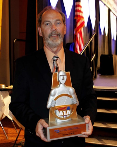 Charles White, a Walmart driver from Nineveh, Ind., was named the Bendix Grand Championship at the 2016 National Truck Driving Championships and National Step Van Driving Championships Indianapolis. (Photo by John Sommers II)