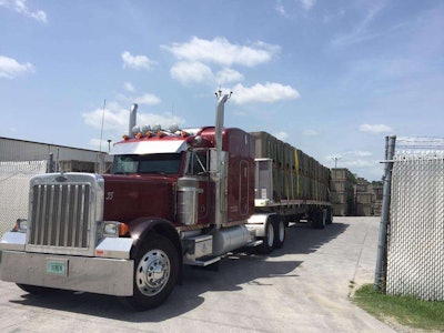 This 1999 Peterbilt has run around 2.3 million miles and is “still pounding the ground,” said Joseph Thomas.