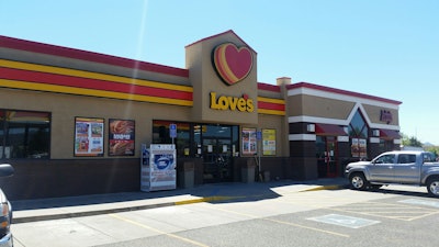 The Love’s location in Roseburg, Ore., has reopened after it was temporarily closed for fire damage in March.