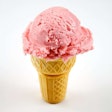 Strawberry Ice Cream Cone