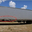 An NTSB photo of the Freightliner Cascadia involved in the May 7 crash.