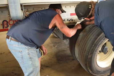 Owner-operator Dan Heister hauls flatbed for Boyd Bros.