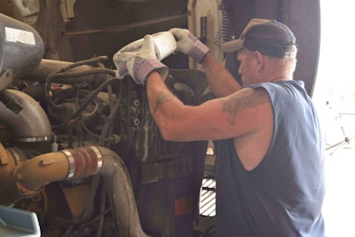 Owner-operator Dan Heister hauls flatbed for Boyd Bros.