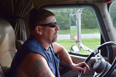 Owner-operator Dan Heister hauls flatbed for Boyd Bros.