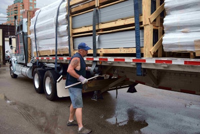 Owner-operator Dan Heister hauls flatbed for Boyd Bros.