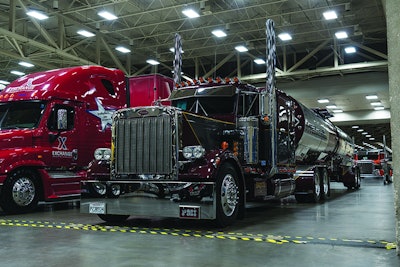 Marty Colvin’s 1986 Peterbilt 359 and 2016 Etnyre Tanker