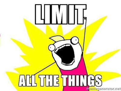 limit all the things meme