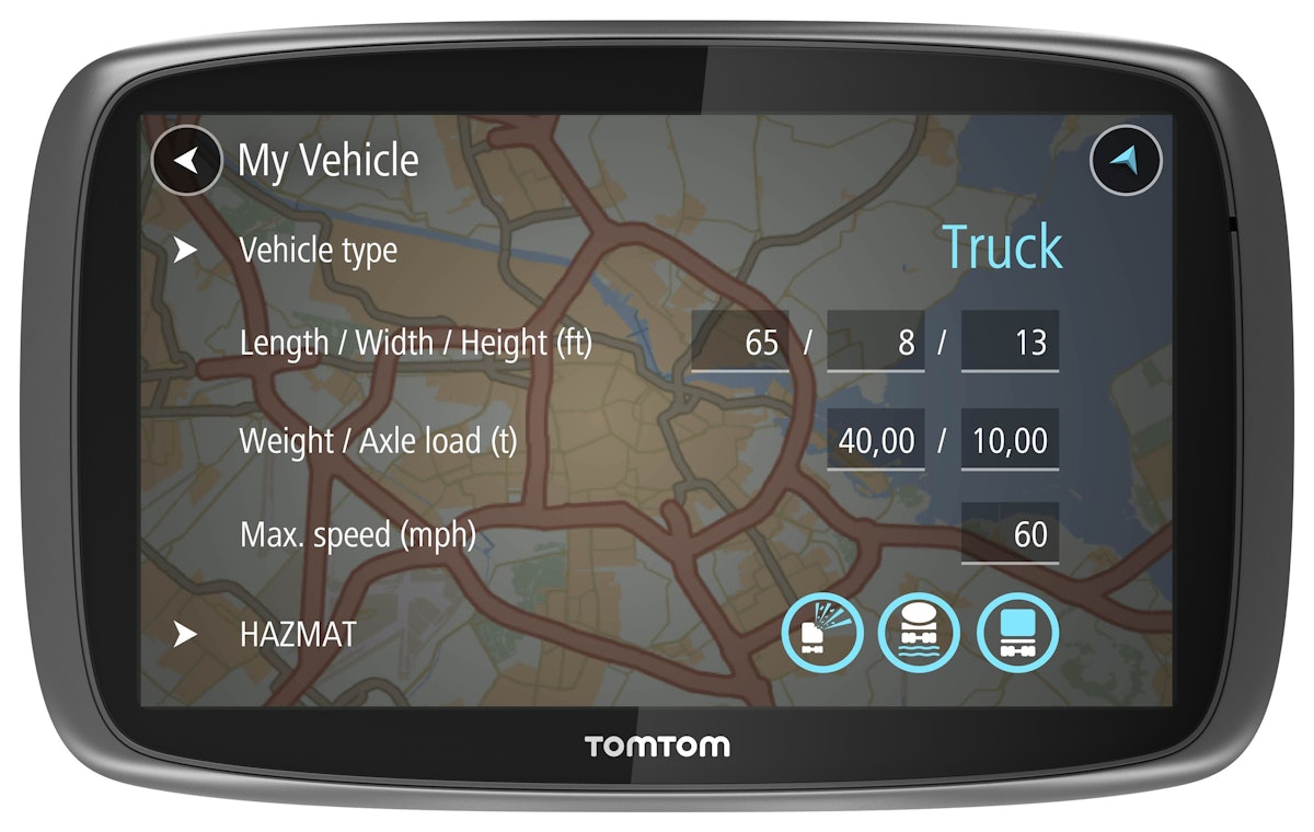 Melodieus Archeoloog foto TomTom launching trucker-friendly GPS | Overdrive