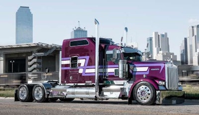 Small fleet participation in Overdrive’s Pride & Polish and similar truck beauty shows helps raise a business’ profile with drivers by virtue of equipment excellence. “It’s given us more visibility,” says Fleenor Bros.’ Kyle Cousins, whose pictured Kenworth brought him big wins in this year’s Pride & Polish National Championship. “We’ve been in Joplin for 20 years, and there were people in Joplin who didn’t know we were there.” Today, “people know us by Overdrive’s interviews” and the standard of excellence shown in winning equipment. “Right now, we have a waiting list to put drivers on.”