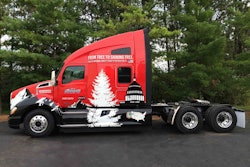 This specially-decaled Kenworth T680 will transport the U.S. Capitol Christmas Tree across the country in November.