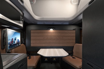One new configuration for the truck’s sleeper.