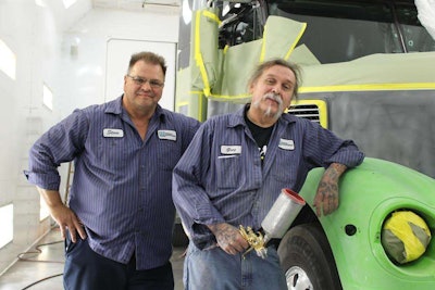 Greg Stahl (right) and longtime buddy Steve Atchison
