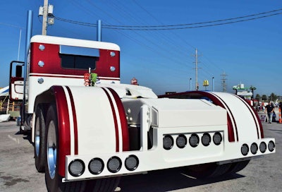 Cooley worked with 4 State Trucks ordering the variety of custom parts added to after the 389 came in from the factory.