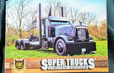 You may see this one out there if you’re using Cat Scales — Black Out’s recently released SuperTrucks card.