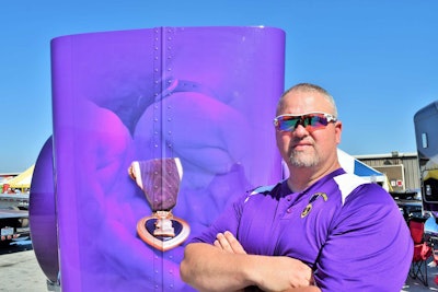 Purple heart recipient and owner-operator Sean McEndree served in Iraq early this century, where a convoy ambush left him wounded.