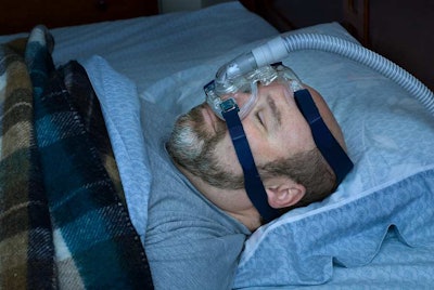 Those diagnosed with sleep apnea most often use CPAP machines to treat their condition, as seen in this photo. A federal court has ruled carriers are within their rights to require truckers at-risk for the disease to be screened for it.