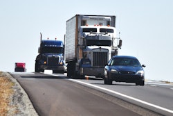trucks on hill