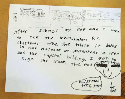 Capitol Christmas Tree comic