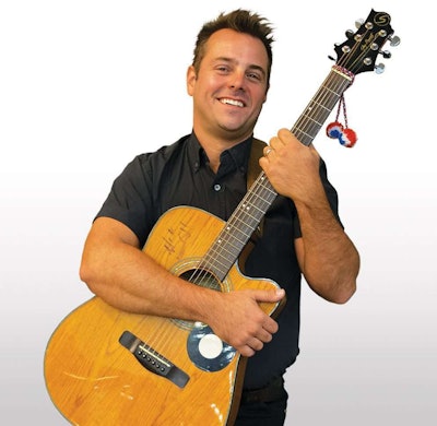 Jason Lee Wilson performed “Truck Stop Betty,” an original song he dedicated to mom-and-pop truck stops, to win the Trucker Talent Search at The Great American Trucking Show. The song’s opening lyrics: Truck Stop Betty she’ll fill you up / Diesel tank or your coffee cup / Truck Stop Betty she don’t never let you down / Keep you swimmin’ in those coffee grounds / When it’s time, it’s time, but oh, how I hate to leave / Yeah, now Truck Stop Betty she’s the one for me.