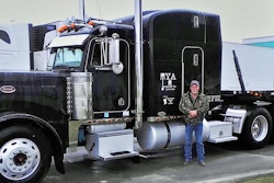 Owner-operator Reece and his Peterbilt