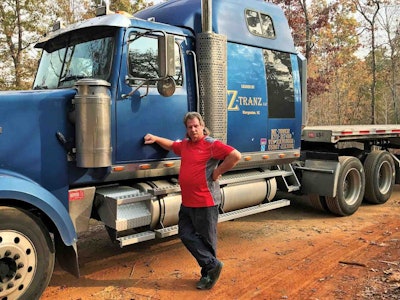 David Morin and the 1999 Western Star he bought early in 2016, anticipating the ELD mandate.
