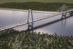 The new East End bridge connecting Utica, Ind., to Prospect, Ky., opened over the weekend. Tolls will begin on this bridge and two others connecting Louisville to Indiana on Dec. 30. (Photo courtesy Louisville-Southern Indiana Ohio River Bridges Project)