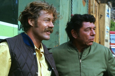 Will Chandler, played by Frank Converse, left, and Sonny Pruitt, played by Claude Akins, portrayed modern-day cowboys roaming the country, willing to help people in trouble.