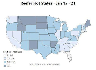 Dat Reefer Hot States Map 2017 Jan15 21 2017 01 26 08 27