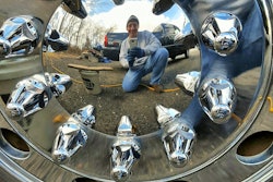 Just who is that reflected in the awfully-shiny-for-this-time-of-year (particularly up North) steer hub, anyway? Why, Joe Bielucki, who else? Bielucki was in the midst of something of a “mid-Winter clean-up” and thought he’d check in. Looking good, Joe. As for me, the knee’s doing better, but there’s still a ways to go.