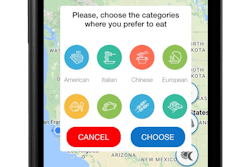 Also spurred on by user suggestion is this nearby-restaurant-finder function, likewise new to the app, Dzarasov says.