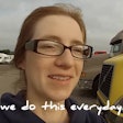 Driver Allie Knight, the most popular of trucking’s video bloggers, has more than 68,000 youtube subscribers. One of Knight’s videos will be featured this weekend in Overdrive’s Video 6-Pack.