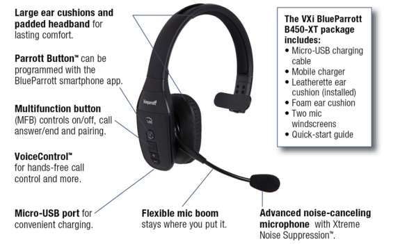 VXI BlueParrot s Bluetooth headset for drivers Overdrive