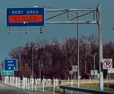 Connecticut Gov. Dannel Malloy has proposed to close seven rest areas in the state, but it is still unclear if the proposal includes blocking off entrances to the rest areas. (Photo by 365 Trucking)