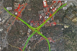 Atlanta’s “Spaghetti Junction” interchange at I-285 and I-85 North is the most congested location in the U.S., according to ATRI research. (Image via ATRI’s 2017 Top Truck Bottleneck List)
