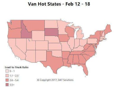 Dat Van Hot States Map 2017 Feb12 18 2017 02 22 05 58