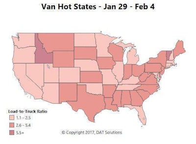 Dat Van Hot States Map 2017 Jan29 Feb4 2017 02 09 08 46